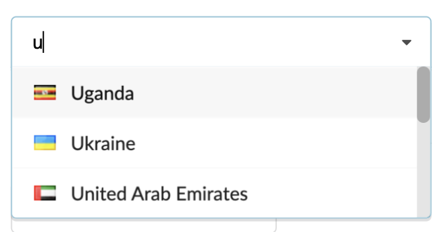autocomplete-list concept on a Combobox component in Semantic UI.