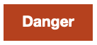 danger concept on a Button component in Boosted.
