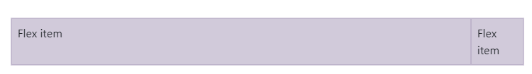 shrinking concept on a Flex component in Bootstrap.
