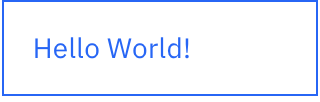 outline concept on a Button component in Carbon Design System.
