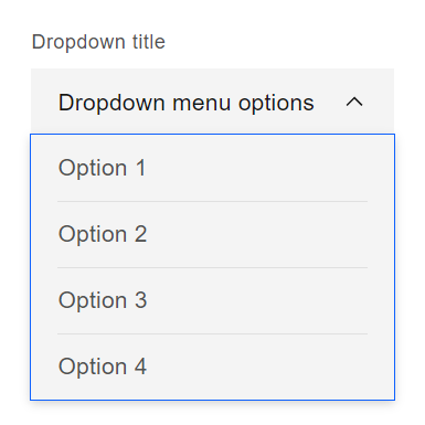 select concept on a Popup component in Carbon Design System.