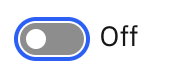 autoFocus concept on a Switch component in Carbon Design System.