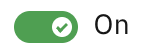 checked concept on a Switch component in Carbon Design System.