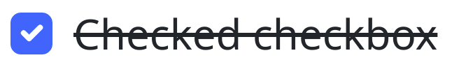 checkbox with label change example