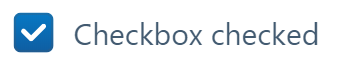 checked concept on a Checkbox component in Evergreen.