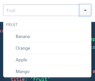 combobox concept on a Popup component in Evergreen.