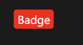 basic concept on a Badge component in FAST.
