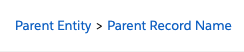 basic concept on a Breadcrumb component in Lightning Design System.