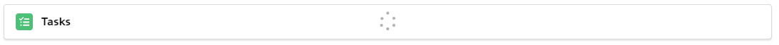 loading concept on a Card component in Lightning Design System.