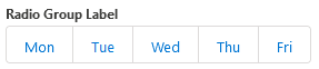 style concept on a Radio Button component in Lightning Design System.