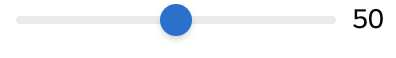 xsmall concept on a Slider component in Lightning Design System.