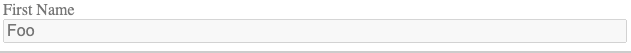 disabled concept on a InputText component in Lion.
