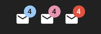 basic concept on a Badge component in Material Components Web.