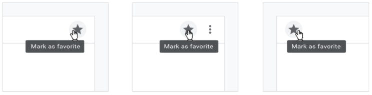 position concept on a Tooltip component in Material Components Web.