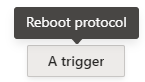 basic concept on a Tooltip component in Stardust UI.