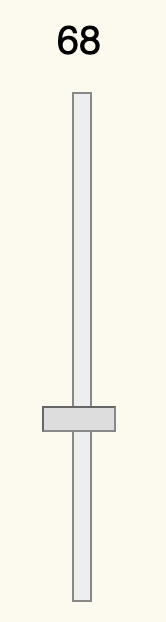 vertical concept on a Slider component in WAI-ARIA.